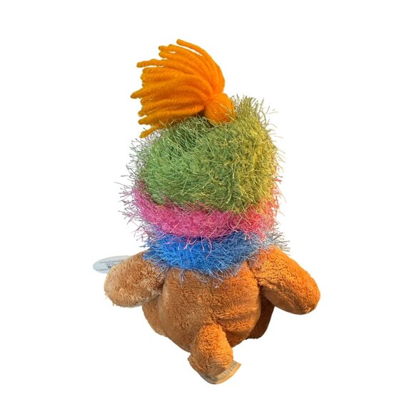 Cherished Teddies Vintage 2002 Plush Bear Enesco Commonwealth Fuzzy Scarf Hat - Picture 3 of 10